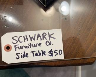 Schwark Furniture Co Side Table