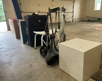 Cube Table, Literider Golf Caddy, Luggage, Shower Seat