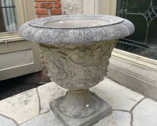 Large Cement Urns