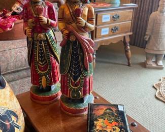 India Wood Figure Carvings