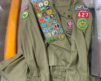Eagle Scout uniform - shirt - pants - sash - badges …early 80s