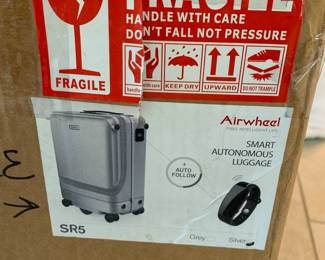 This luggage is brand new in box…with wristband - it will follow you anywhere! You can name it - but you don’t have to feed it and it doesn’t shed😆