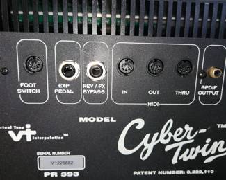 Fender Cyber Twin PR393 amp