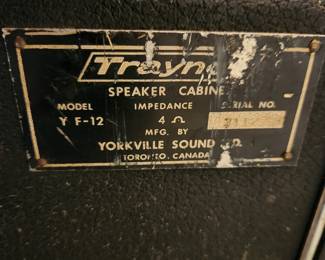 Trayner Y F-12 speaker cabinet-works perfectly
