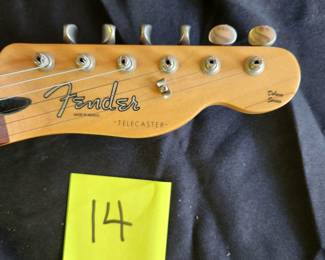Fender Telecaster Power Deluxe electric with Fishman  PUPs, finish issues