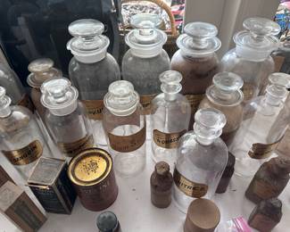 Antique Apothecary Bottles