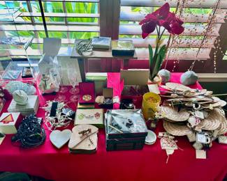 Gift items 
Many never opened 