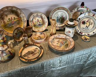 Sample of a large collection in the sale of vintage Royal Doulton