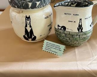 Royal Doulton Art Nouveau Cats/Kateroo Series Ware