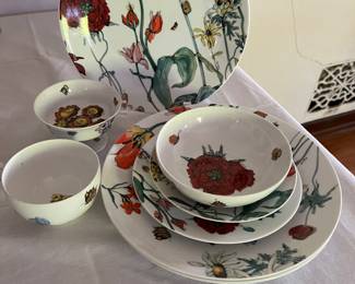 Derby France "Jardin de Fleurs (complete set of 6)