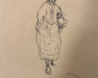 Maurice Braun drawing (1877-1941)