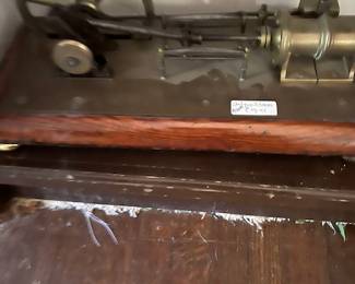 Antique steam engine