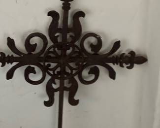Wrought iron cross