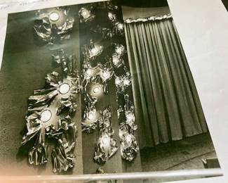 Photo of the copper shades that decorated the Civic Theater by Diane Powers.