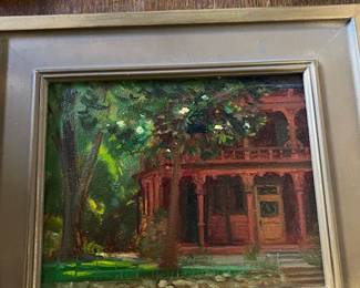 Alfred Richard Mitchell (1888-1972) 'The Red Mansion'