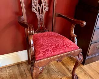 Set of 8 Henkel Harris Chippendale dining chairs
$2400