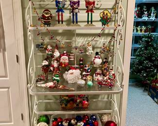 White iron bakers rack $100