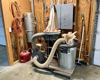Central machinery dust collection system with carts
$100