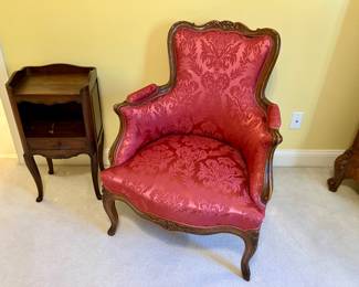 Carved French armchair
$200