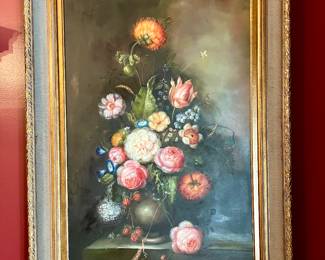 Terrance Alexander still life oil on canvas #1
32.5” x 44”
$400