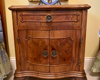 French burled walnut nightstand
$350