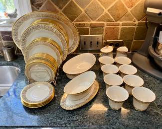 Set of Lenox “Tuscany” china
$150