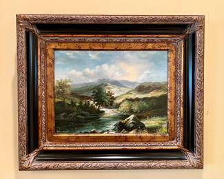 Oil on canvas, mountain landscape
$150