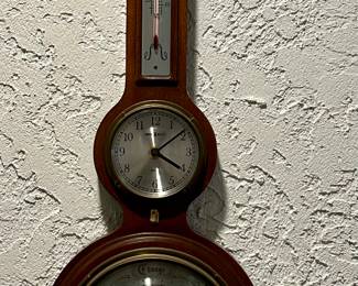 Howard Miller Clock & Rain Gauge