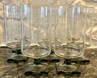 MCM set of stemmed drinking glasses