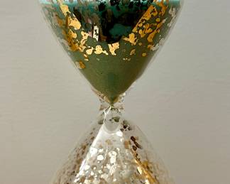 Mercury Glass Hourglass