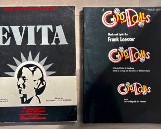 Evita & Guys & Dolls Piano/Vocal Selections Book