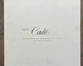 1977 Cadillac Brochure