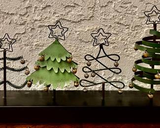 Whimsical Wire Xmas Trees
