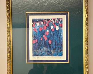 "Red Tulips" 655/1500, Signed