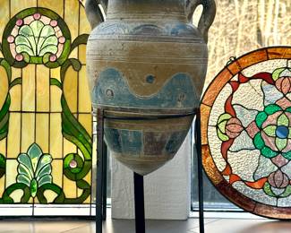 Decorative Urn in Stand