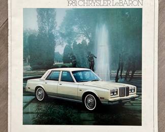 1981 Chrysler Brochure