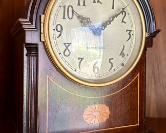 Seth Thomas Mantle Clock with Inlay