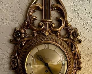 Vintage Syroco Wall Clock