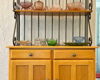 Bakers Rack with Storage