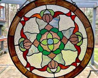 Stained Glass Window Panel