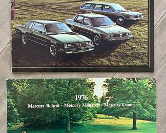 1984 Oldsmobile & 1976 Mercury Brochures