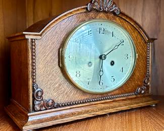 Carved Mantle Clock
