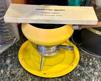 MCM Hamilton Beach Fondue Set