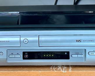 Samsung Blu-Ray Disc (top) & Sony DVD/VHS Player (bottom)