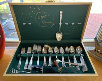 Vintage "Twilight" Community Plate Silverplate Set