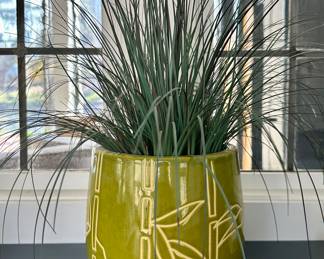 Faux Plant in Ceramic Planter