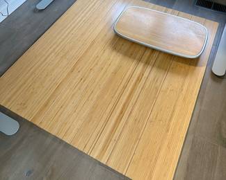 Bamboo Floor Map & Foot Stool