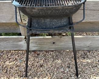 Antique outdoor cast iron Hibachi