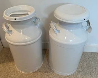 New Milk cans
