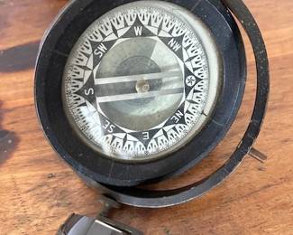 Antique Melrose ship compass